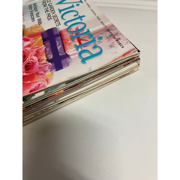 VICTORIA MAGAZINE Lot of (9) 2002-2003, Romantic, Decor, Home Garden, Vintage - Picture 2 of 5